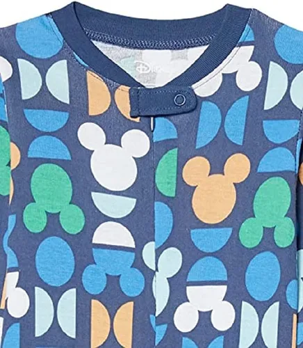 Vista 2 de Tienda Essentials Disney L Marvel L Star Wars - Pijama unisex para niños pequeños y bebés con pies de algodón paquete múltiple