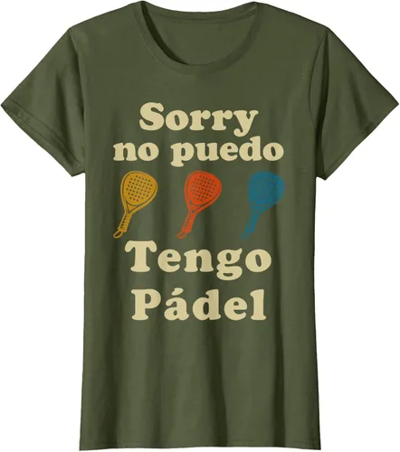 Vista 35 de Funny I Have Padel Player Sport en Español Camiseta Hombre