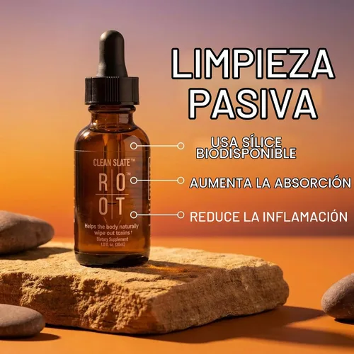 Vista 3 de THEROOTBRANDS Root Wellness Clean Slate - por Dr. Rahm Ácido silícico biodisponible con vitamina C añadida - (1 fl oz)