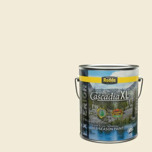 Vista 11 de Rodda Paint CASCADIA XL Pintura e imprimación satinada exterior en uno, cuarto de galón, Cantera
