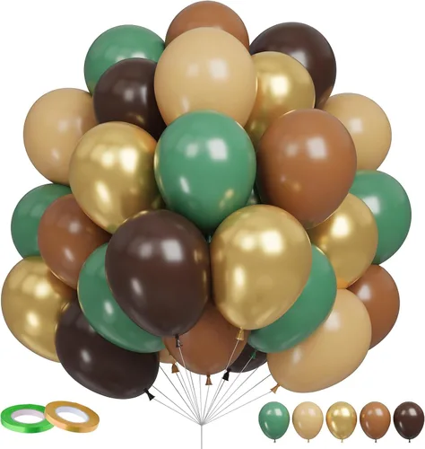 Vista 13 de Funhot Set de Globos Azules y Naranjas, 60 Unidades, Globos Temáticos de Perro, 12 Pulgadas, Globos de Fiesta Pastel Naranja Azul Marino Impresos