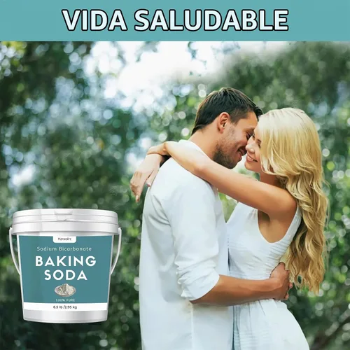 Vista 4 de 6.5 lb de bicarbonato de sodio en polvo a granel para limpieza, bicarbonato de sodio, grado alimenticio