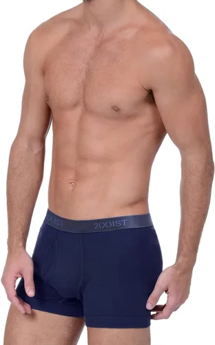 Vista 3 de 2(X)IST Calzoncillos tipo bóxer de algodón esencial para hombre, paquete de 3