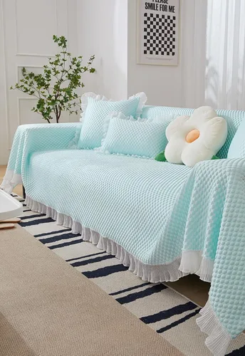 Vista 11 de Funda de sofá toalla Cojín Sofá FurnitureProtector protegerá su sofá de manchas, desgaste Es funcional y duradero para la vida diaria para cama, Gris