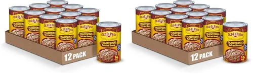 Vista 13 de Old El Paso Frijoles refritos sin grasa, 16 onzas (paquete de 12)