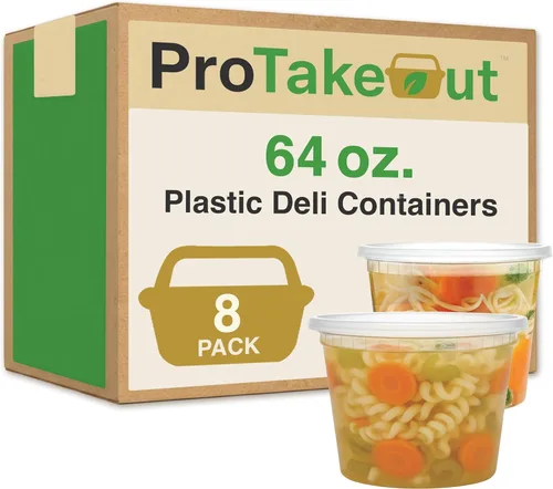Vista 20 de [8oz-20 juegos de recipientes de plástico con tapas, recipientes transparentes sin BPA con tapas herméticas, almacenamiento de alimentos resistente