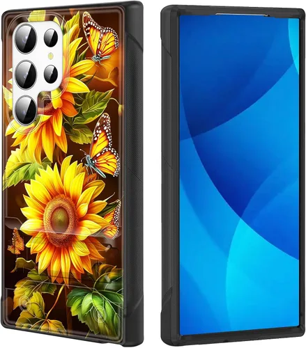 Vista 75 de Funda para Galaxy S25, de doble capa, resistente, a prueba de golpes, con soporte, funda protectora militar a prueba de caídas para Samsung Galaxy