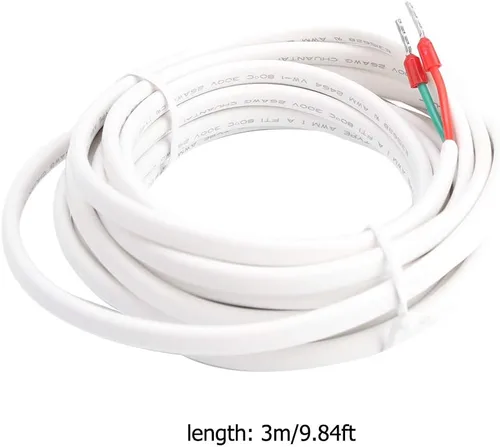 Vista 6 de Milltrip Sonda del sensor del termóstato de la calefacción por suelo radiante, cable de sonda del sensor del sensor de temperatura del piso