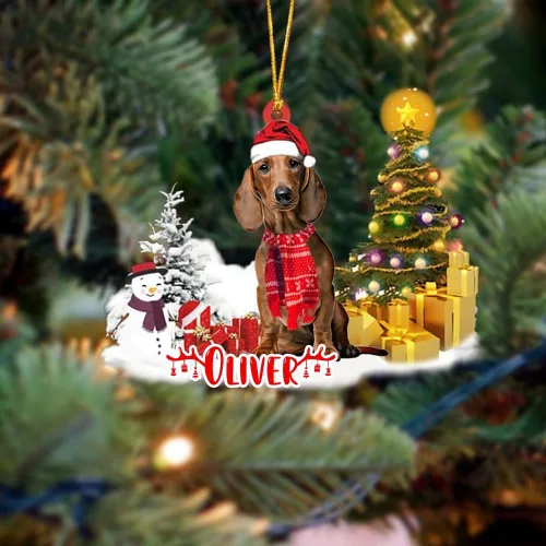 Vista 81 de NAZENTI Adorno personalizado de gato abisinio con árbol de pino, adorno de Navidad personalizado para perros amantes de las mascotas, colgante