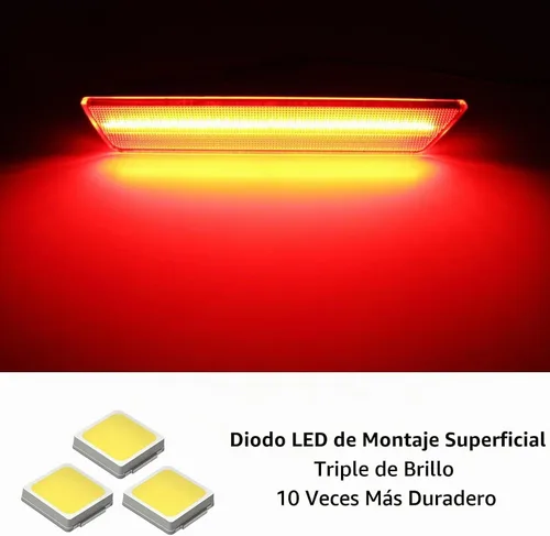 Vista 3 de (2) Luces iJDMTOY con señalización lateral trasera y luces LED 36-SMD rojas para Dodge Challenger modelos 2008 a 2014 y Dodge Charger modelos 2011 a