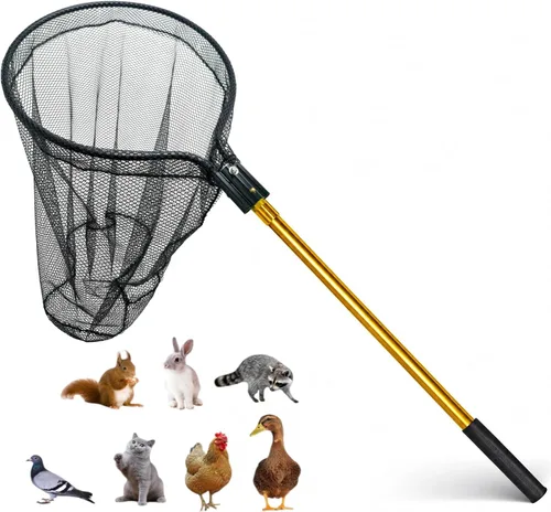 Vista 7 de Red de captura – Atrapa animales pequeños para pollo, pato, ganso, pescado, gato, pájaro, mapache, perro y otros