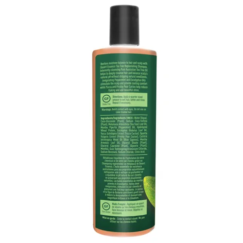 Vista 3 de Desert Essence, champú para reponer árbol de té, 12.9 onzas líquidas