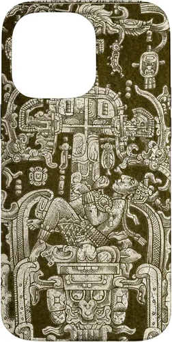 Vista 21 de Funda para iPhone 13 Pro Max King Pakal, viajero en el tiempo maya