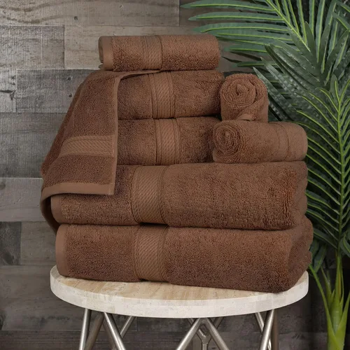 Vista 162 de BNM Toallas de Algodón Egipcio de Peso Pesado, Ideales para Baño, Ducha, Spa, Hotel, 800 GSM, Toallas Faciales/de Aseo, Toallas de Mano, Toallas