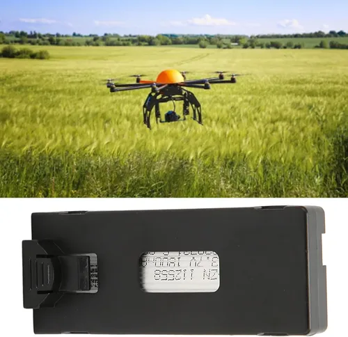 Vista 2 de Sea2PCS 7.4V 2800mAh Li Batería Fouraxis Aircraft RC Drone Batería con funda de plástico, compatible con E88 E525 E99 K3 E100 P1 S98 P7 P10 P8 S11