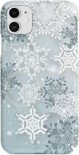 Vista 21 de Inspired Cases - Funda con textura 3D para iPhone Xs Max - Funda protectora de goma para iPhone Xs Max de Apple - Copos de nieve de invierno