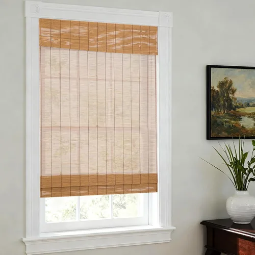 Vista 16 de LETAU Persianas romanas de madera sin cordón, sin taladro, sin herramientas, persianas romanas de bambú con filtro de luz para interiores, hogar