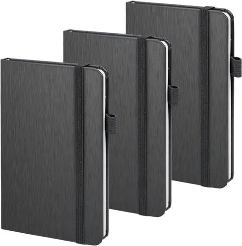 Vista 13 de ONAVIA Paquete de 6 cuadernos de bolsillo A6 a granel, mini cuaderno de rayas universitarias para oficina, reuniones de negocios, notas de aula