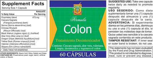 Vista 5 de Desintoxicador 4 Productos Para Limpiar Y Desintoxicar Colon, Rinones, Vesicula, Higado Y Estomago Como Lo Vio En Tv. por Nutrisalud Products
