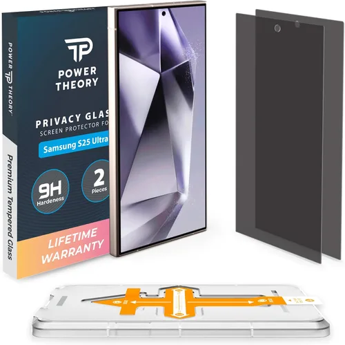 Vista 7 de Power Theory Protector de pantalla diseñado para Samsung Galaxy S20 FE 5G / 4G, vidrio templado [dureza 9H], kit de fácil instalación, 99% HD libre