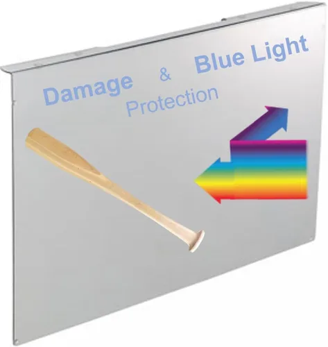 Vista 13 de VizoBlueX Protector de pantalla de TV de 77 pulgadas contra luz azul y daños. Escudo de protección y filtro anti-luz azul que bloquea UV para LCD