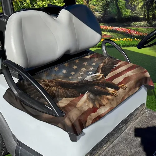 Vista 39 de Fundas de asiento de carrito de golf, toalla de manta de asiento de carrito de golf, cubierta de asiento de carrito de golf para asientos de 2