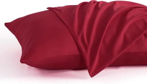 Vista 12 de NTBAY Juego de 2 fundas de almohada estándar, paquete de 2 fundas de almohada de microfibra cepillada de 20x26, suaves, resistentes a las arrugas, a