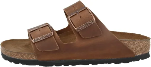 Vista 50 de Birkenstock Sandalias unisex Arizona con plantilla suave para adultos Lima activa