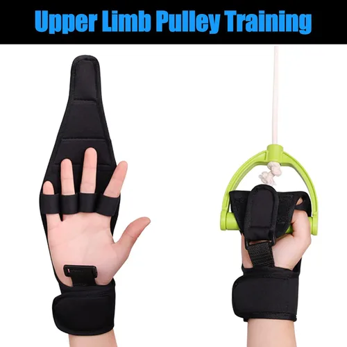 Vista 2 de KIKIGOAL Habilidad del soporte de la férula del dedo, entrenamiento de la mano de la hemiplejia del puño anciano del apoyo de los guantes del dedo