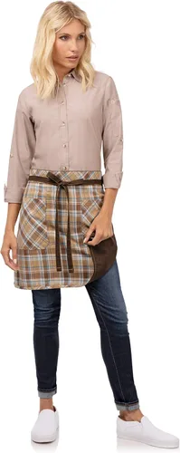Vista 2 de Chef Works Delantal unisex Olympia Half Bistro