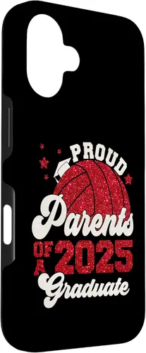 Vista 3 de iPhone 16 Parents of a 2025 Graduate Senior Graduation Volleyball Case