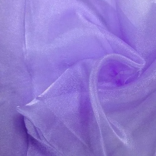 Vista 7 de Valentina Textile Inc, Tela de organza transparente brillante para moda, manualidades, decoración, 60 pulgadas de ancho (1 yarda, aguamarina)