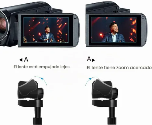 Vista 4 de AODELAN Control de Zoom Control remoto para videocámara Lanc Terminal