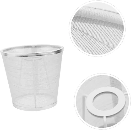 Vista 7 de Veemoon Persianas de repuesto para candelabro, pantalla decorativa transparente, cubierta de luz de rosca plateada para el hogar, tela elegante