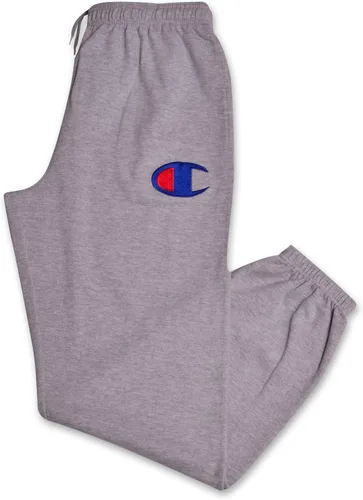 Vista 9 de Champion Pantalones deportivos grandes y altos para hombre - Pantalones deportivos de forro polar bordados Negro