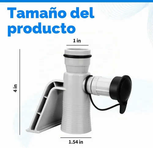 Vista 2 de Kit de válvula de chorro de aire para tubo de piscina para Intex