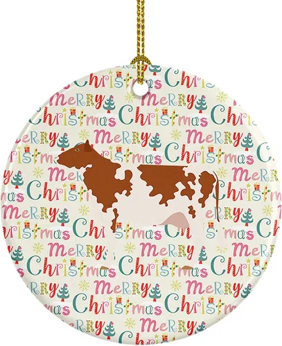 Vista 149 de Caroline's Treasures Adorno de cerámica de avestruz común para árbol de Navidad, decoración colgante para el hogar, Navidad, vacaciones, fiesta