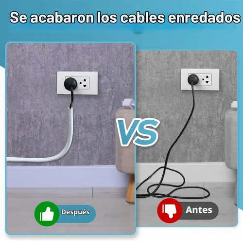 Vista 3 de Ocultacables de Pared de 39", Cubiertas de Cables de Silicona Autoadhesivas para Cables en la Pared, Ocultacables para TV de Montaje en Pared, Kit
