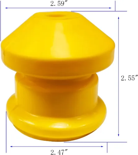 Vista 3 de Parachoques de tope delantero H3 para Hummer H3 2006-2010, H3T 2009 2010 (1 par)