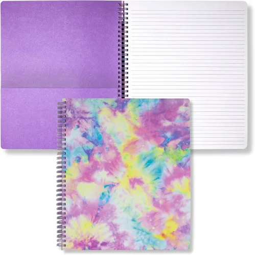 Vista 20 de Steel Mill & Co - Lindo cuaderno de espiral grande con rayas universitarias, 11 x 9.5 pulgadas con tapa dura duradera y 160 páginas forradas, puntos