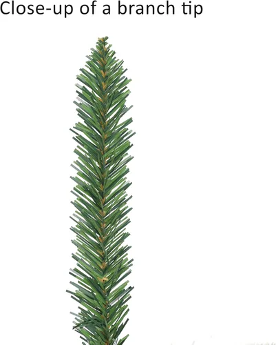 Vista 5 de Puleo International Carson Pine - Árbol de Navidad artificial sin iluminación con soporte, color verde (CP-60)