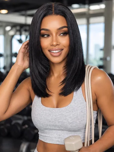 Vista 13 de KLAIYI Pre Everything™ Yaki - Pelucas de cabello humano lacio Yaki sin pegamento con reflejos degradados, color marrón balayage, encaje frontal