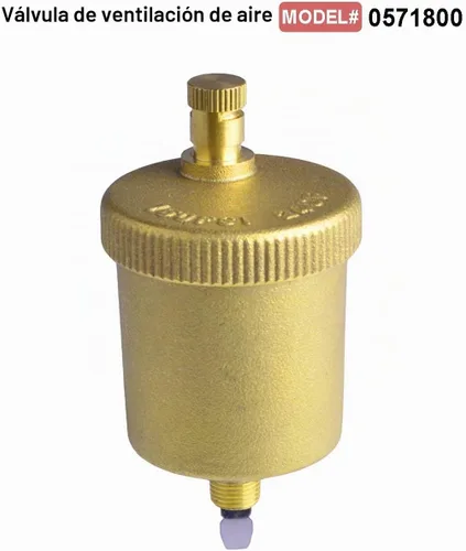 Vista 5 de Válvula de Ventilación Automática de Aire Hydro Master 1/8 Pulgada de Latón