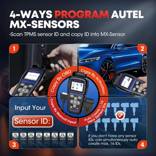 Vista 4 de Herramienta de programación Autel MaxiTPMS TS501 PRO TPMS, 2026 igual que TS508WF TS508