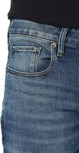 Vista 4 de G-Star RAW Jeans ajustados para hombre 3301, Negro (Pitch Black B964-a810), W x L