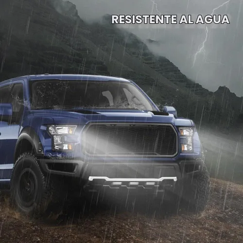 Vista 5 de Par de montaje de faros delanteros PIT66 para Ford F150 2015-2017