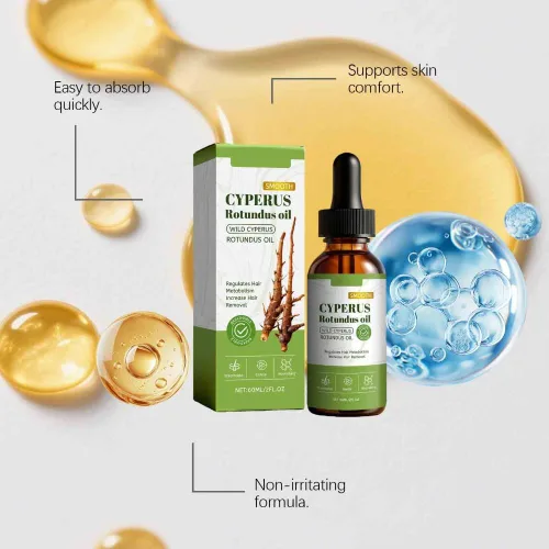 Vista 4 de 3PCS Cyperus Rotundus Hair Removal Care Oil Body Moisturizing Nourishing Hair Removal Care Oil 60ml