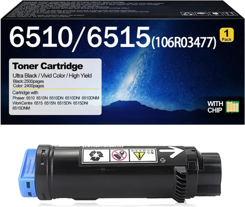Vista 10 de 6510/6515 Toner Cartridge Compatible for Xerox 6510 6515 106R03476 106R03477 106R03478 106R03479 for Xerox Phaser 6510 6510N 6510DN 6510DNI Black