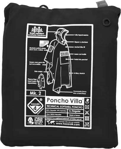 Vista 29 de HAZARD 4 PonchoVilla Classic - Poncho técnico softshell original