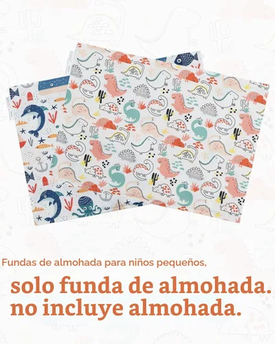 Vista 7 de ALVA BABY - Fundas de almohada de algodón para niños pequeños de 13 x 18 pulgadas o 12 x 16 pulgadas